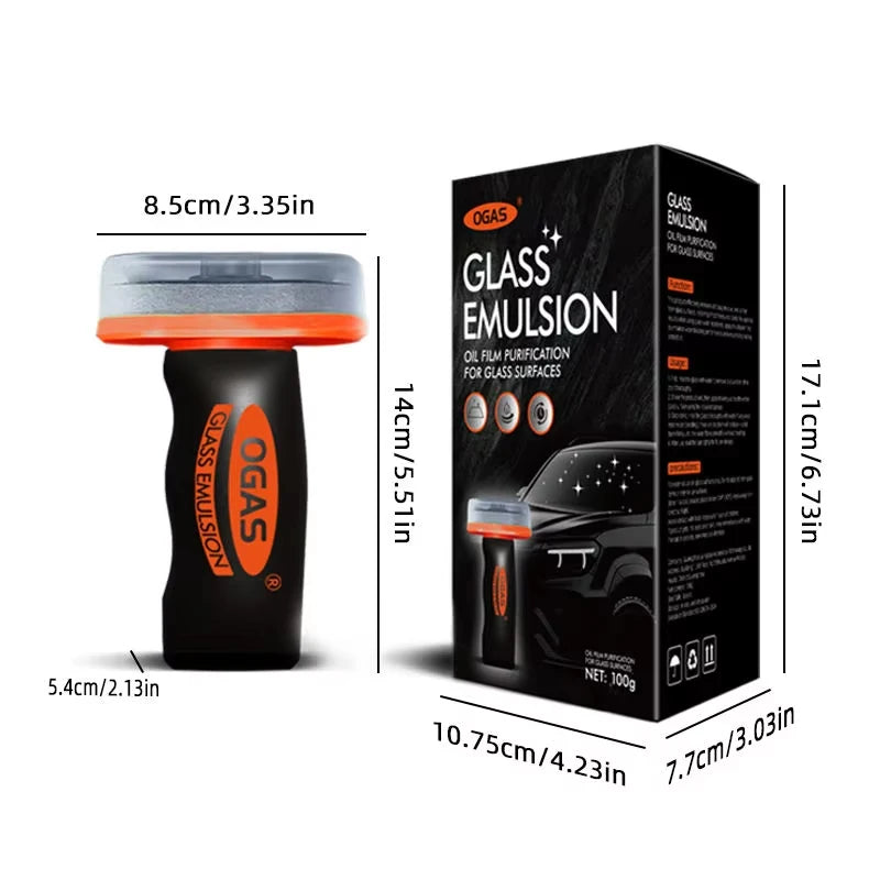 OGAS 100G Car Glass Oil Film Remover Front Windshield Rearview Mirror Side Window Powerful Cleaner Stain Removal Maintenance