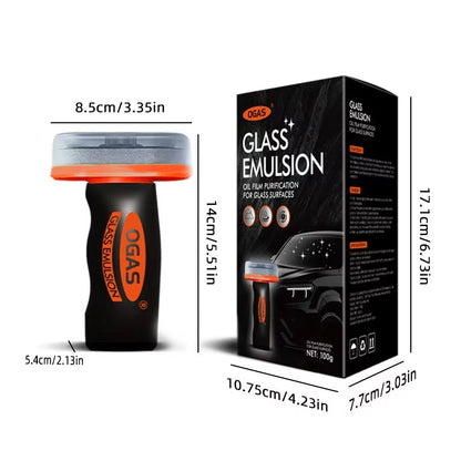 OGAS 100G Car Glass Oil Film Remover Front Windshield Rearview Mirror Side Window Powerful Cleaner Stain Removal Maintenance