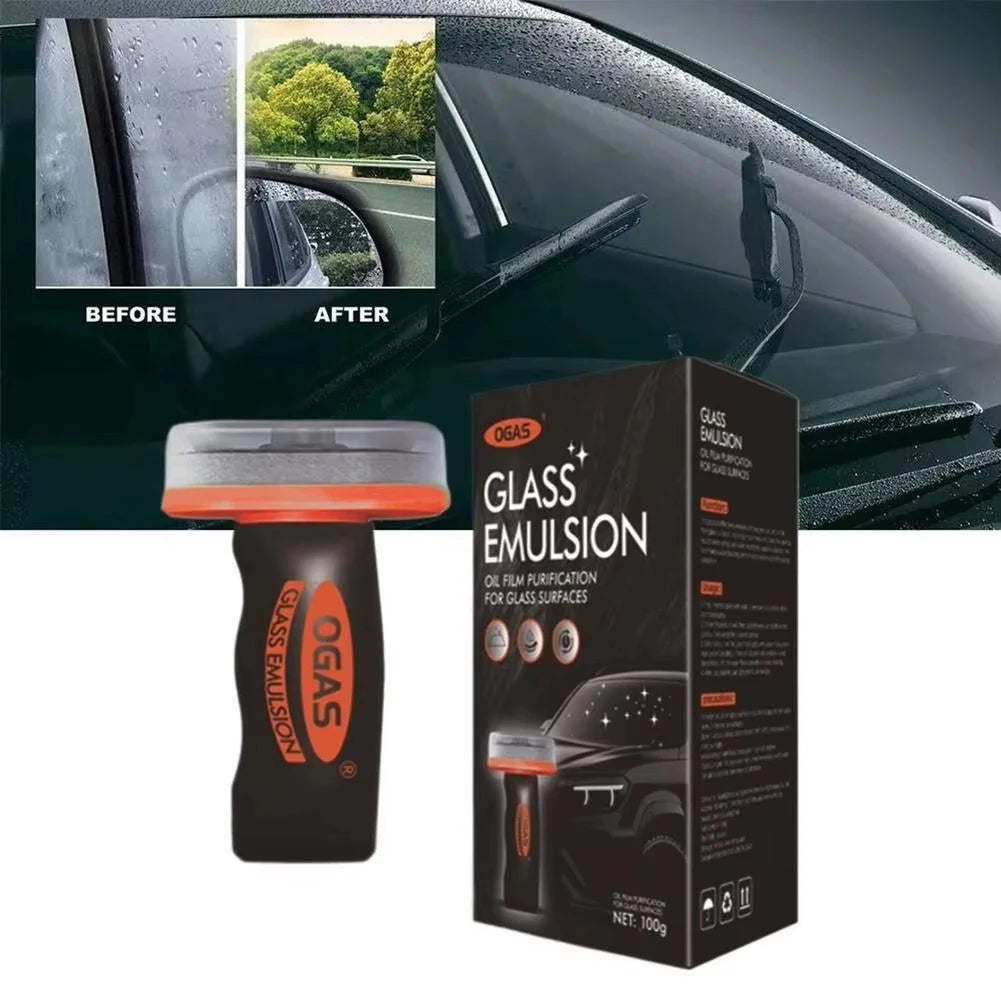 OGAS 100G Car Glass Oil Film Remover Front Windshield Rearview Mirror Side Window Powerful Cleaner Stain Removal Maintenance